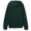 Толстовка с капюшоном унисекс Hoodie, темно-зеленый меланж с логотипом СПб - фото № 2