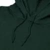 Толстовка с капюшоном унисекс Hoodie, темно-зеленый меланж с логотипом СПб - фото № 3