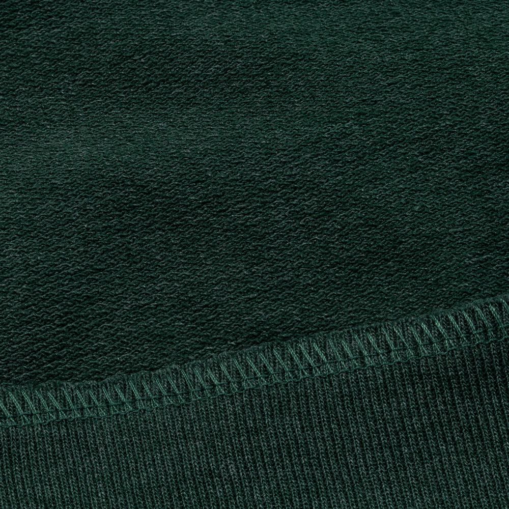 Толстовка с капюшоном унисекс Hoodie, темно-зеленый меланж с логотипом СПб - фото № 5