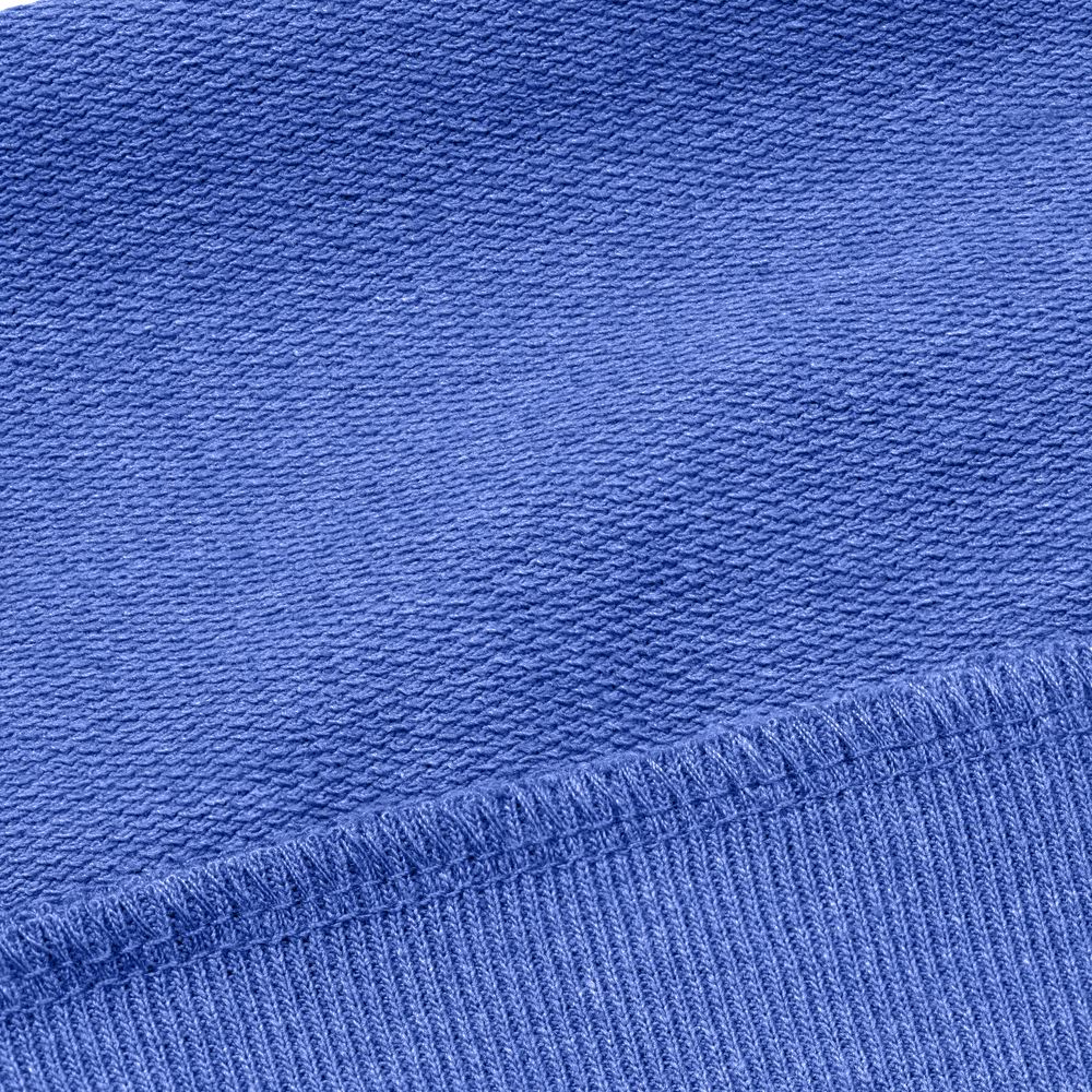 Толстовка с капюшоном унисекс Hoodie, ярко-синий меланж с логотипом СПб - фото № 5