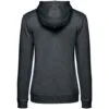 Толстовка с капюшоном женская Hoodie, серый меланж (антрацит) с логотипом СПб - фото № 2
