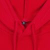 Толстовка с капюшоном женская Hoodie, темно-зеленый меланж с логотипом СПб - фото № 3