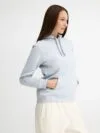 Толстовка женская Spencer Women, голубая с логотипом СПб - фото № 6
