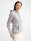 Толстовка женская Spencer Women, серый меланж с логотипом СПб - фото № 6