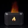 Увлажнитель-ароматизатор Fire Flick с имитацией пламени, черный с логотипом СПб - фото № 1