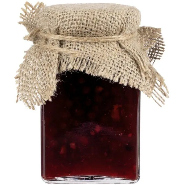 Варенье Real Jam, брусника с апельсином и специями с логотипом СПб - фото № 1
