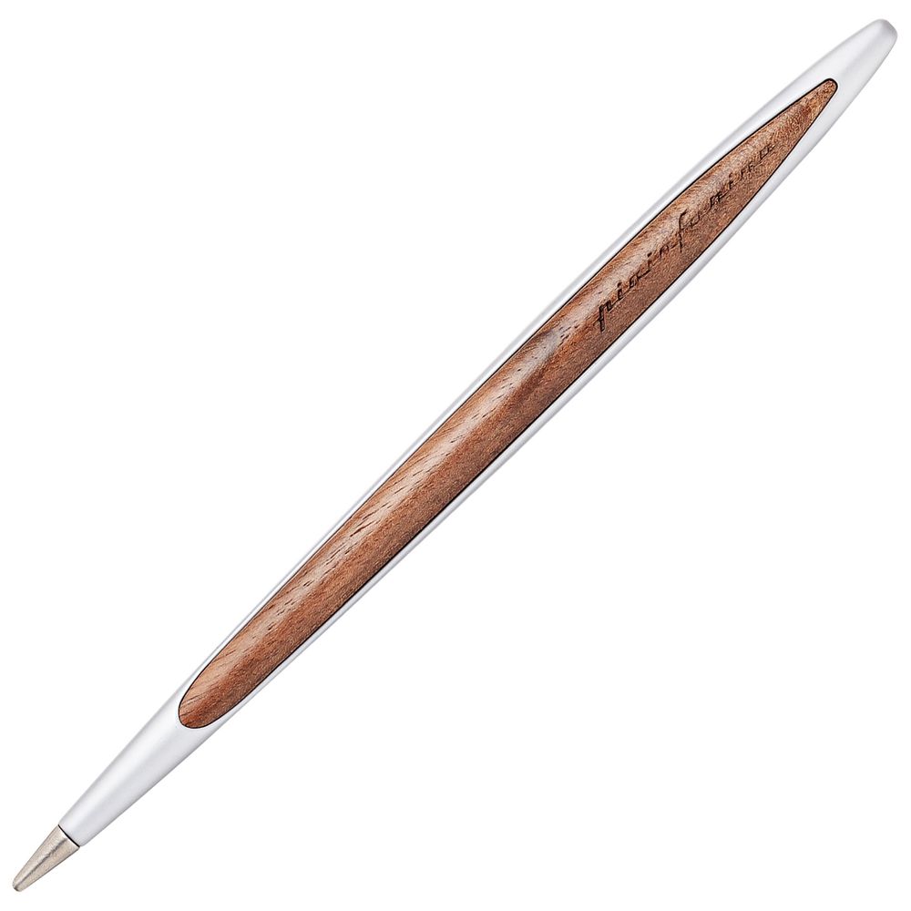 Вечная ручка Cambiano Aluminum Walnut с логотипом СПб - фото № 2