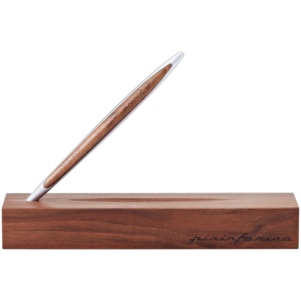 Вечная ручка Cambiano Aluminum Walnut с логотипом СПб - фото № 3