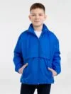Ветровка детская Surf Kids 210, ярко-синяя с логотипом СПб - фото № 5