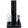 Винный набор Circle Joy Electric Wine Bottle Opener, черный с логотипом СПб - фото № 1