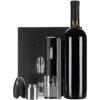 Винный набор Wine Diesel, черный с логотипом СПб - фото № 1