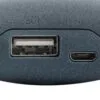 Внешний аккумулятор Pebble 5200, серо-синий с логотипом СПб - фото № 4
