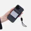 Внешний аккумулятор с беспроводной зарядкой Aura Power 5000 мАч, серый с логотипом СПб - фото № 6