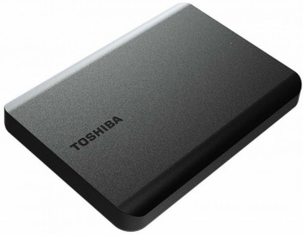 Внешний диск Toshiba Canvio, USB 3.0, 1Тб, черный с логотипом СПб - фото № 1