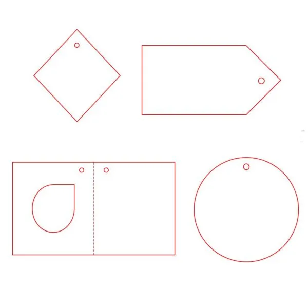 Заготовка из бумаги Paper, M с логотипом СПб - фото № 1