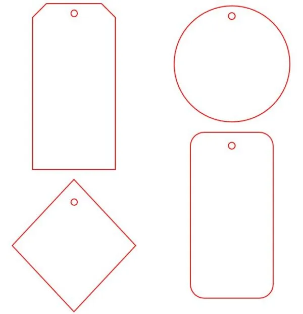 Заготовка из бумаги Paper, S с логотипом СПб - фото № 1