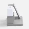 Зарядная станция с электронными часами и подсветкой Large Charge ver.3, серая с логотипом СПб - фото № 4