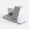 Зарядная станция с электронными часами и подсветкой Large Charge ver.3, серая с логотипом СПб - фото № 5