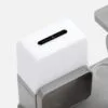 Зарядная станция с электронными часами и подсветкой Large Charge ver.3, серая с логотипом СПб - фото № 6