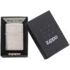 Зажигалка Zippo Classic Brushed, серебристая с логотипом СПб - фото № 2