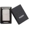Зажигалка Zippo Classic Brushed, серебристая с логотипом СПб - фото № 2