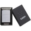 Зажигалка Zippo Classic Satin, серебристая с логотипом СПб - фото № 2