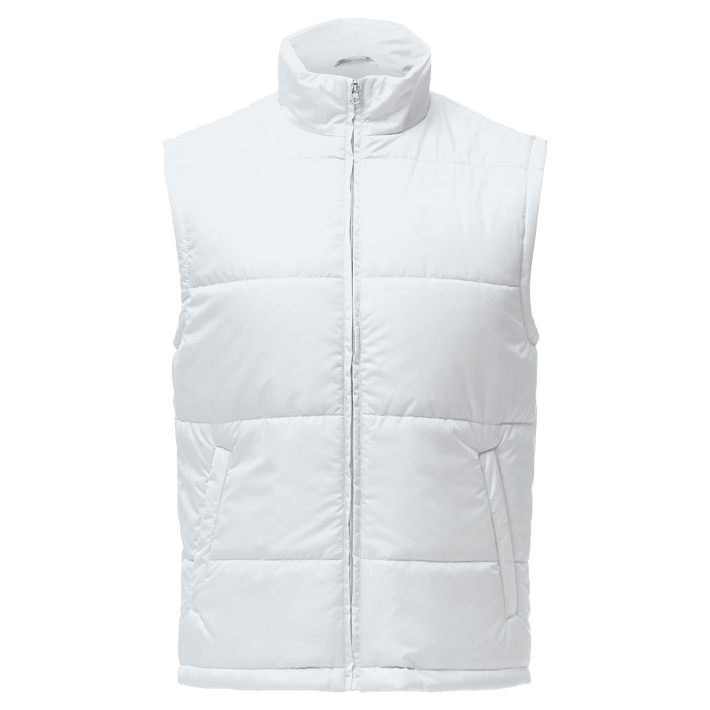 Жилет Kama, белый с логотипом СПб - фото № 1
