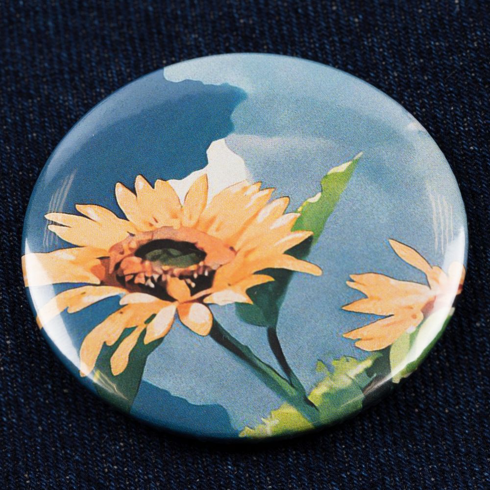 Значок закатной Pinback Print, XL с логотипом СПб - фото № 5
