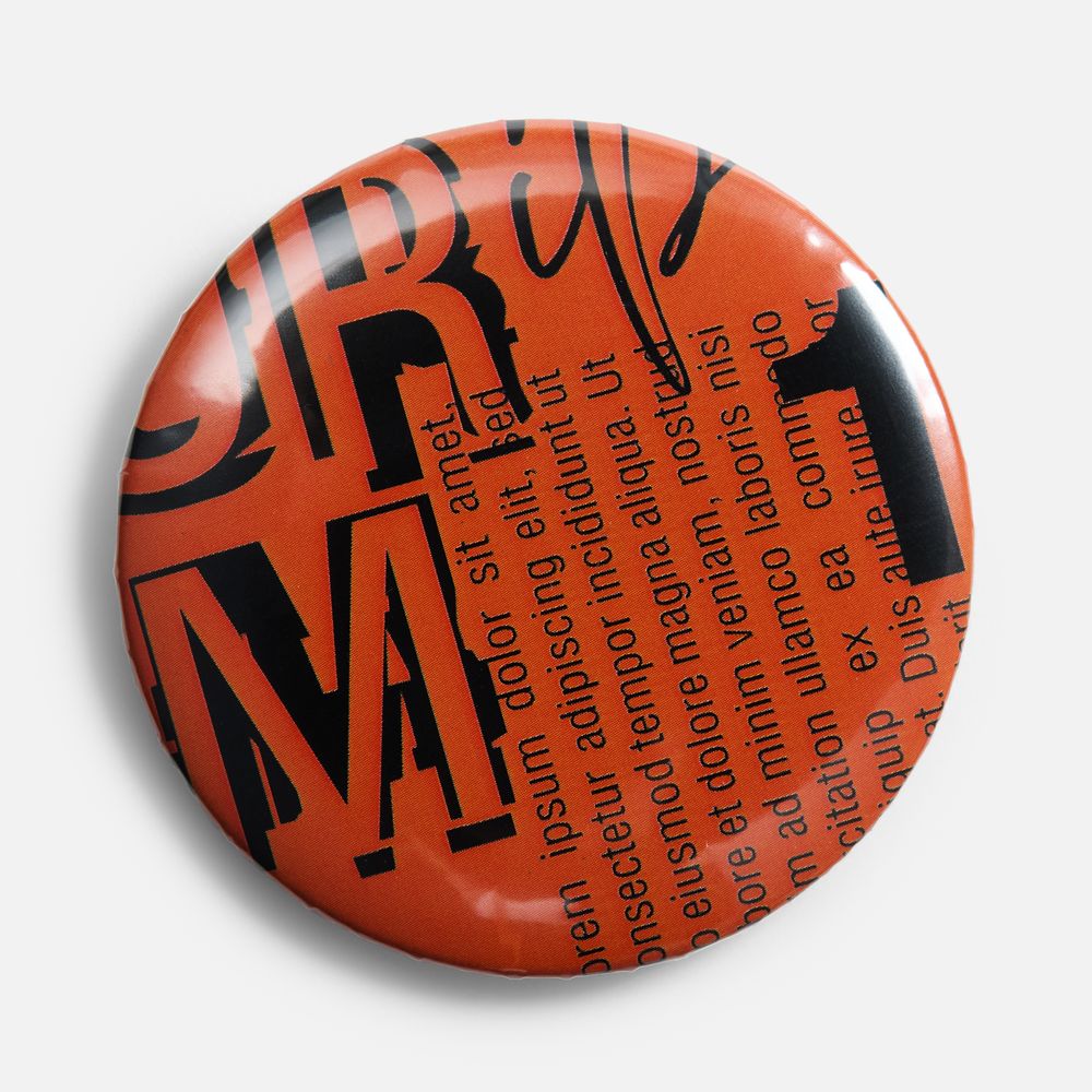 Значок закатной Pinback Print, XL с логотипом СПб - фото № 6