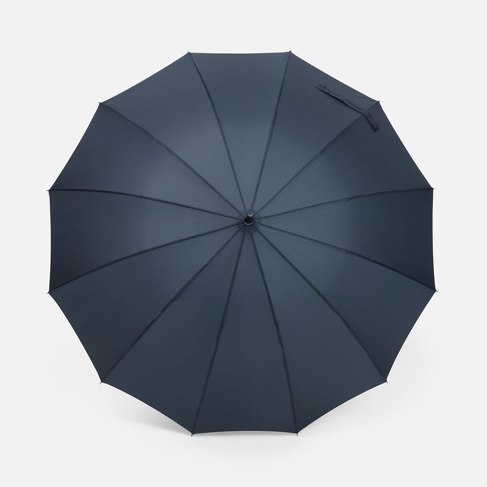 Зонт-трость Sombrella, темно-синий с логотипом СПб - фото № 2