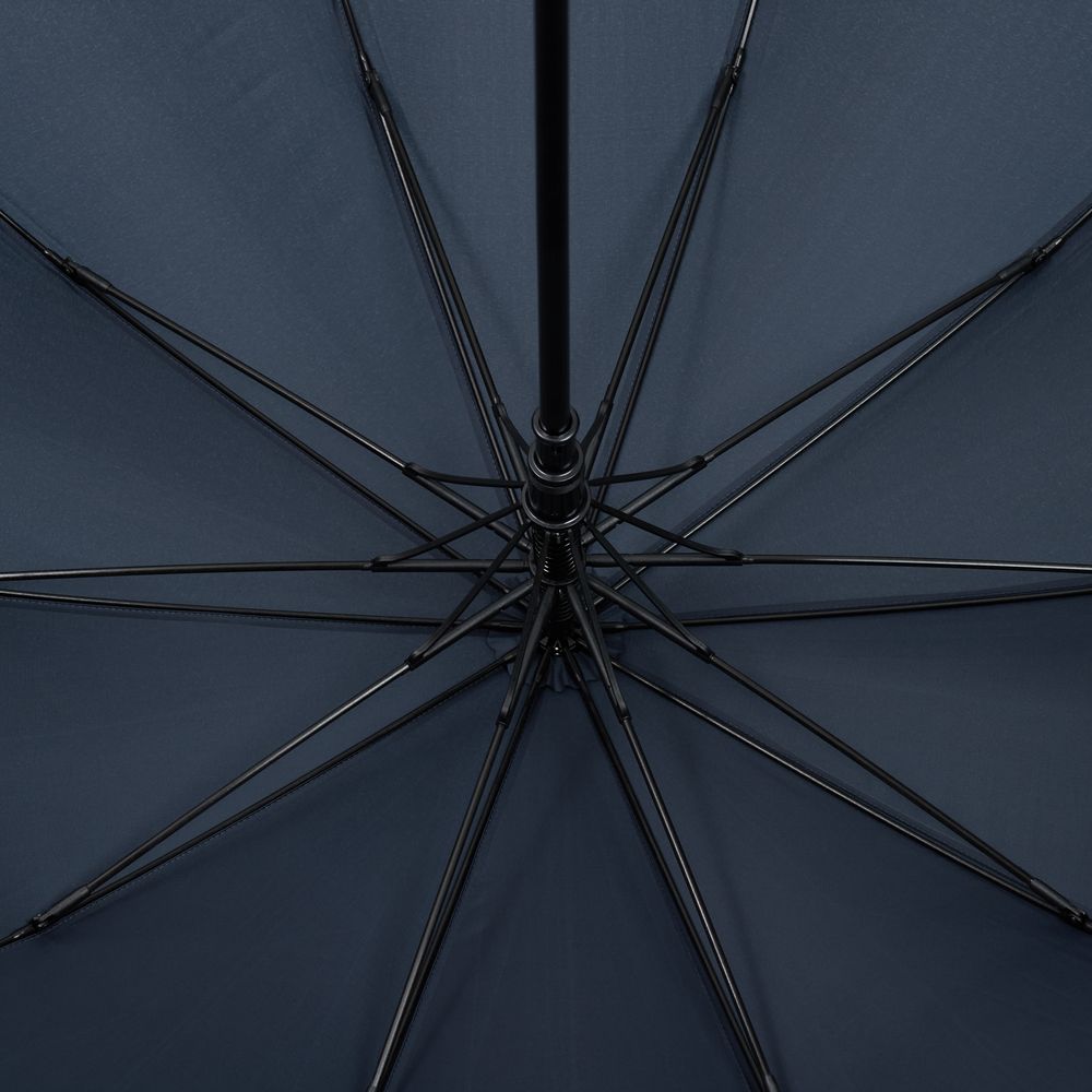 Зонт-трость Sombrella, темно-синий с логотипом СПб - фото № 3