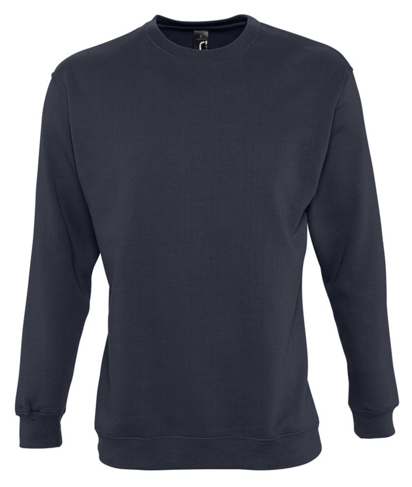 Толстовка New Supreme 280, темно-синяя (navy) с логотипом СПб - фото № 1
