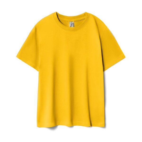 Футболка детская Regent Kids 150, желтая с логотипом СПб - фото № 1