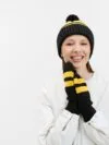 Варежки Winwear, черные с логотипом СПб - фото № 5