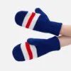 Варежки Winwear, темно-синие (кобальт) с логотипом СПб - фото № 2