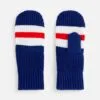 Варежки Winwear, темно-синие (кобальт) с логотипом СПб - фото № 1
