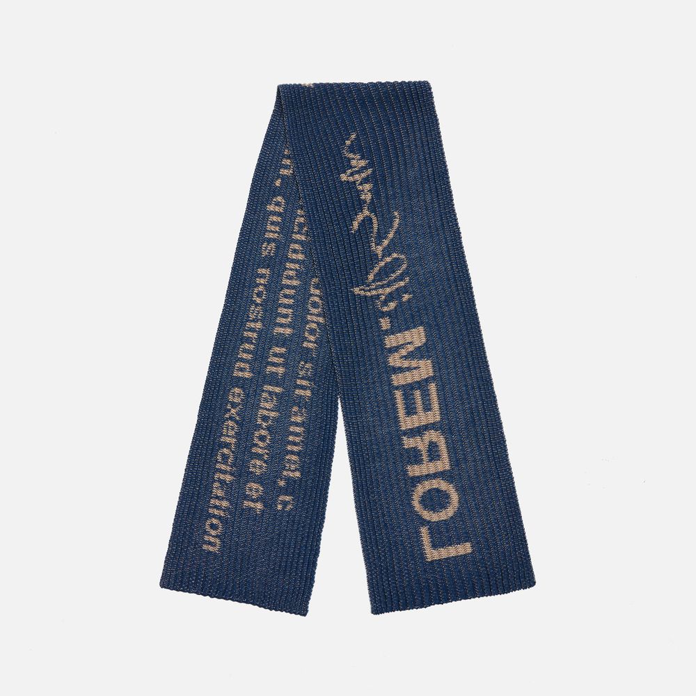 Шарф на заказ InRib Grand, XXXL, полушерсть с логотипом СПб - фото № 6