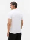 Рубашка поло мужская Prescott Men 170, белая с логотипом СПб - фото № 6