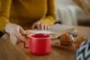 Чашка Fusion, оранжевая с логотипом СПб - фото № 5
