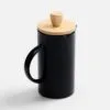 Френч-пресс Ceramero, черный с логотипом СПб - фото № 2