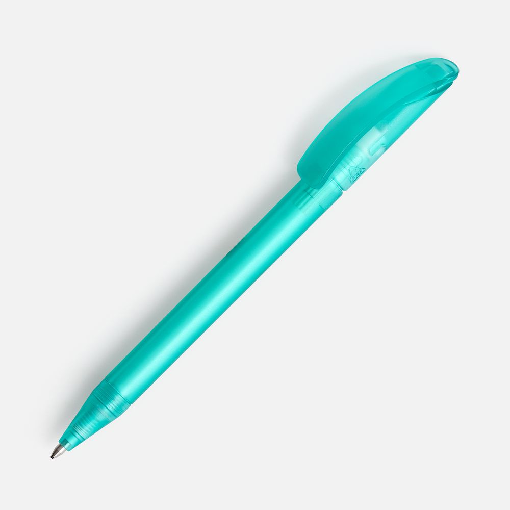 Ручка шариковая Prodir DS3 TFF, бирюзовая с логотипом СПб - фото № 1