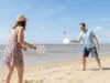 Набор для игры в пляжный теннис Filipinas, красный с логотипом СПб - фото № 4
