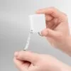Брелок с рулеткой Square, ver.2, белый с логотипом СПб - фото № 5