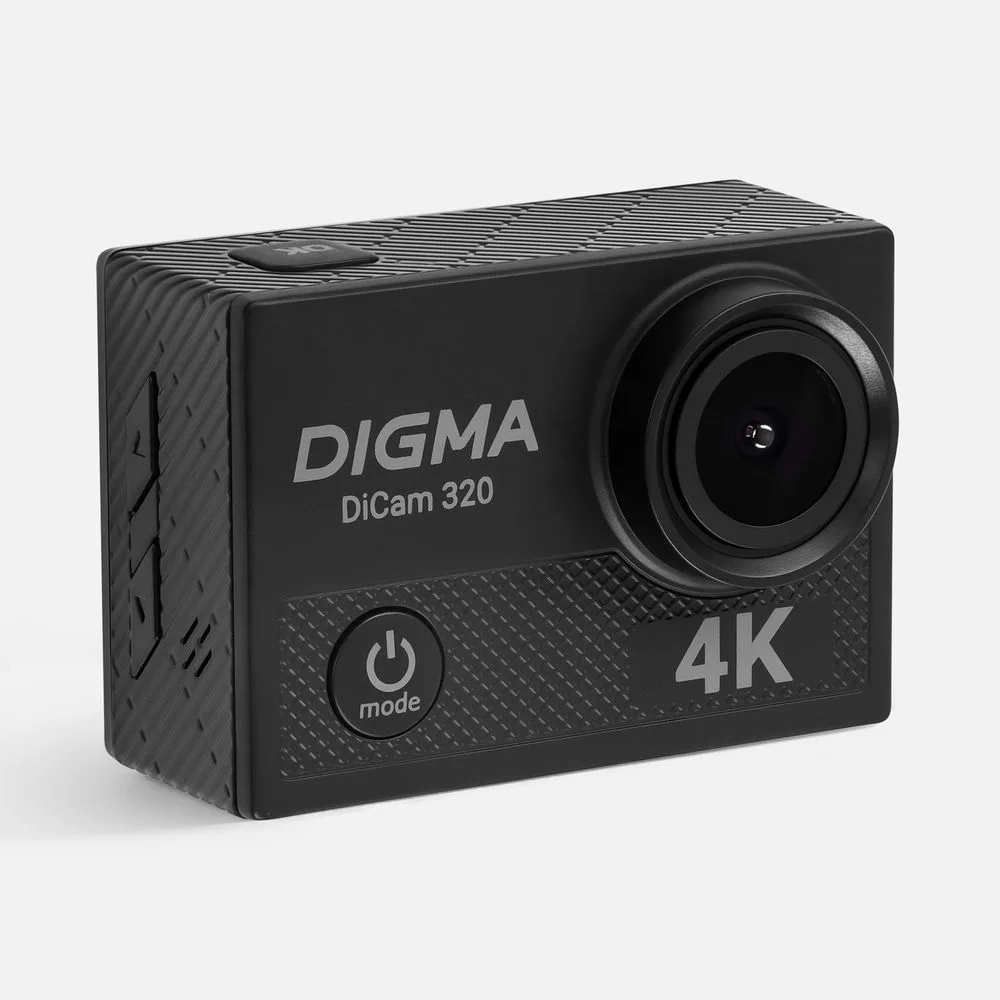 Экшн-камера Digma DiCam 320, черная с логотипом СПб - фото № 2