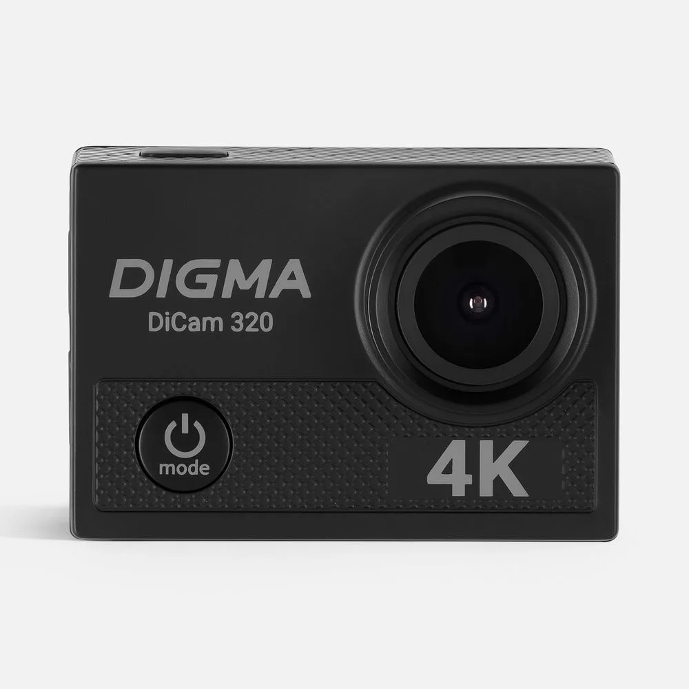 Экшн-камера Digma DiCam 320, черная с логотипом СПб - фото № 3