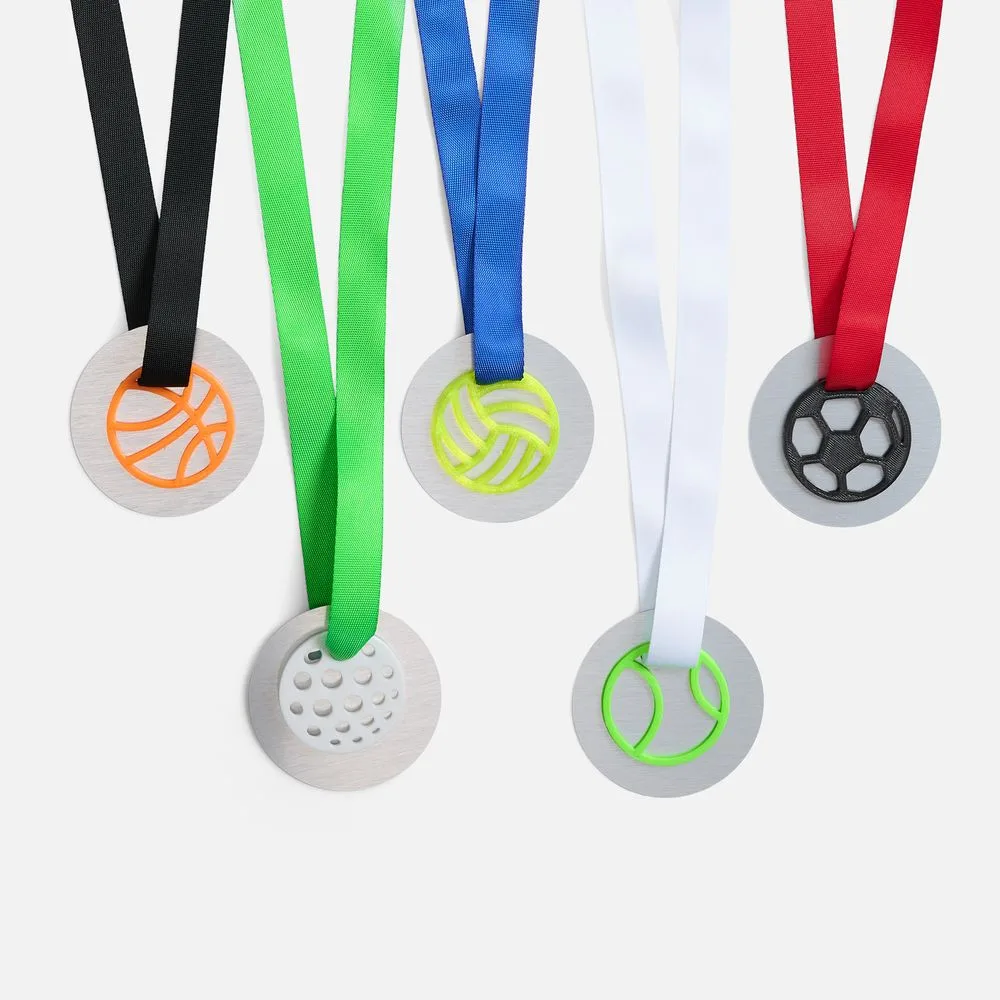 Медаль-конструктор Fundo с 3D-подвеской Sport с логотипом СПб - фото № 2