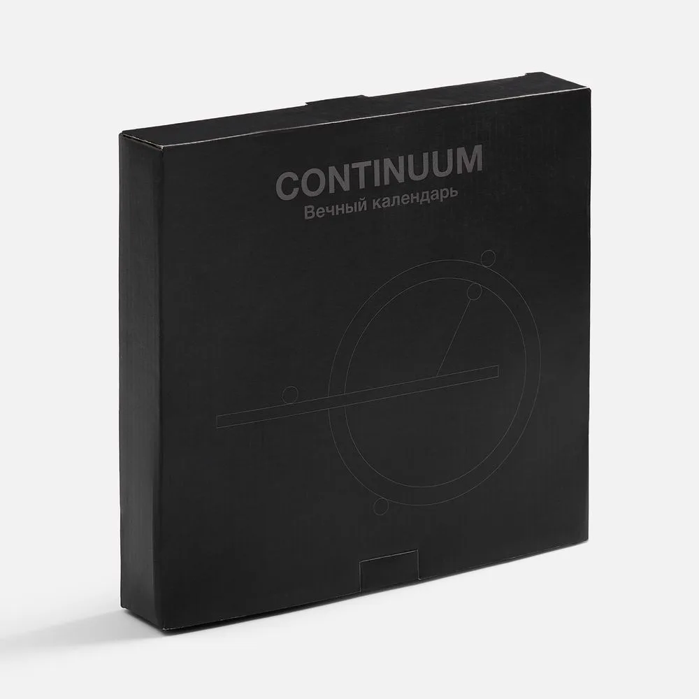 Вечный календарь Continuum, белый с логотипом СПб - фото № 4