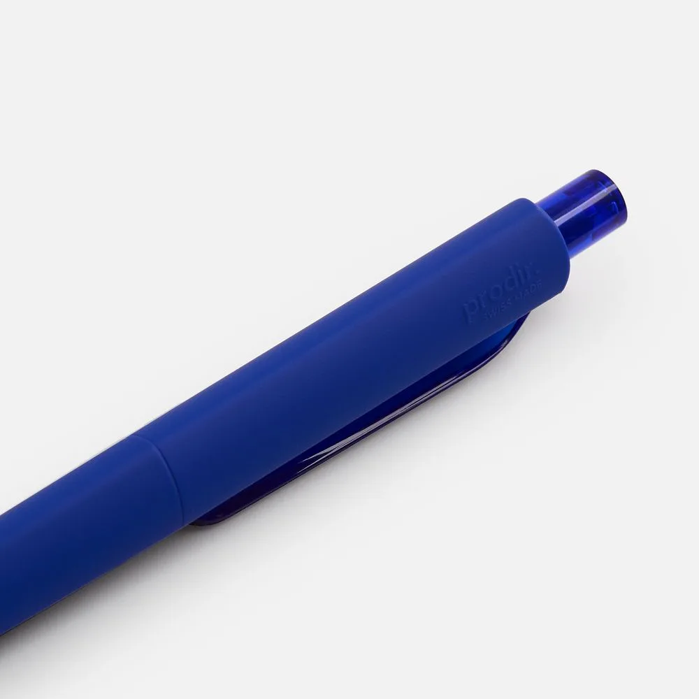 Ручка шариковая Prodir DS8 PRR-T Soft Touch, синяя с логотипом СПб - фото № 5