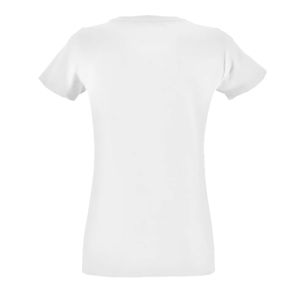 Футболка женская Regent Fit Women, белая с логотипом СПб - фото № 2