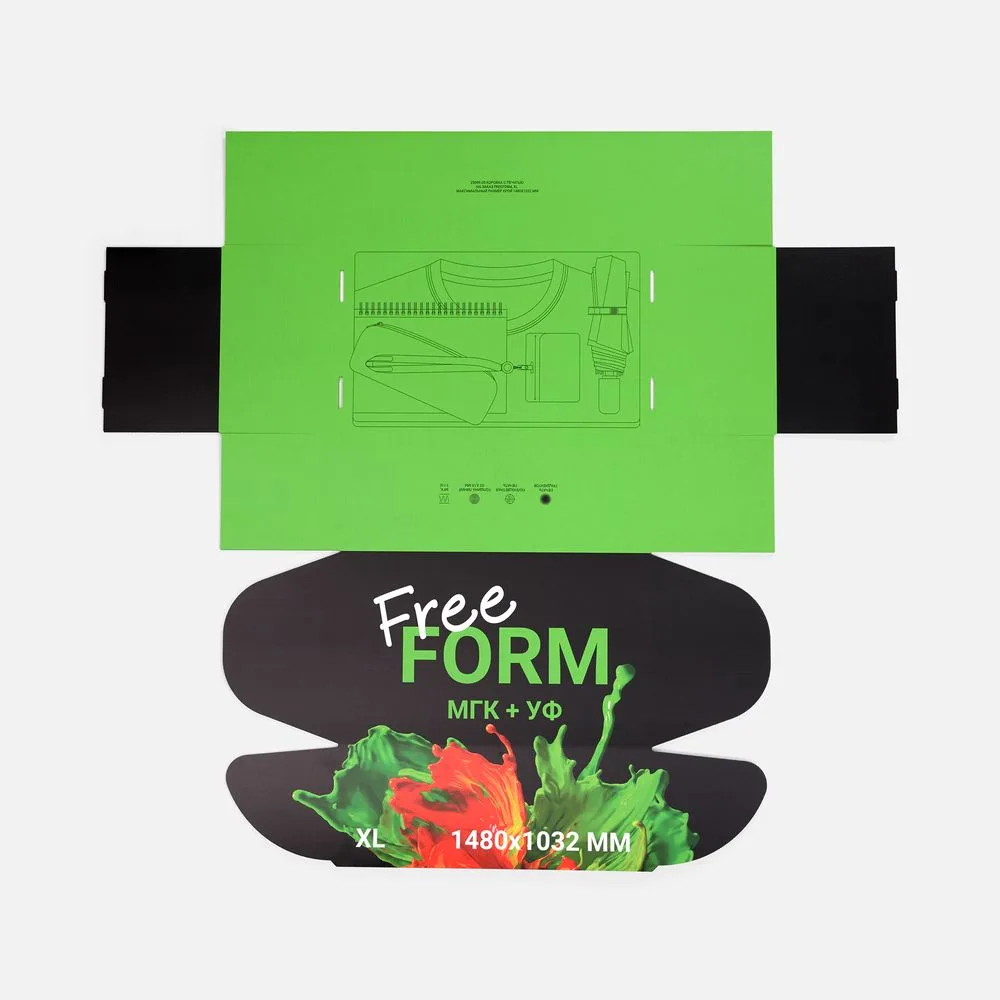 Коробка с печатью на заказ Freeform, XL с логотипом СПб - фото № 4